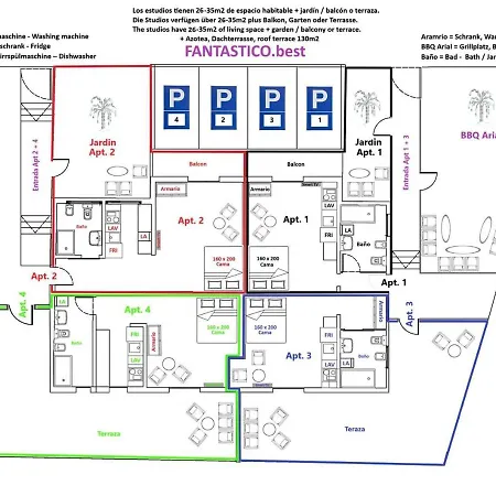 Fantastico 1 - Balcony, Free Parking, Air Conditioning, Free Netflix, Bbq *